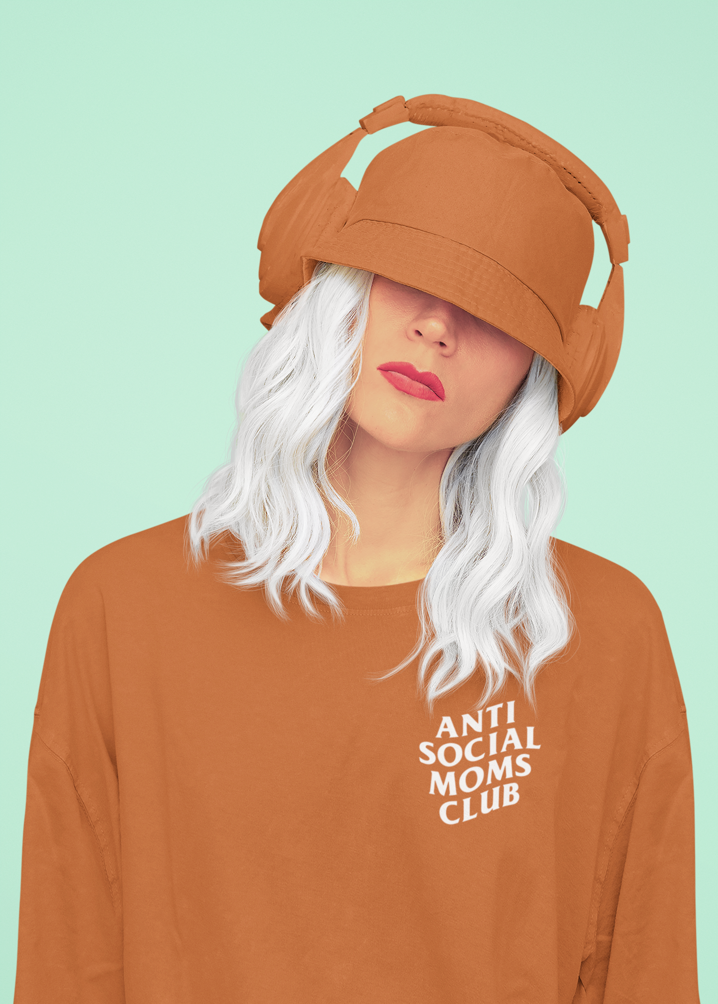 The Anti- Social Moms Club Tee (Yam)