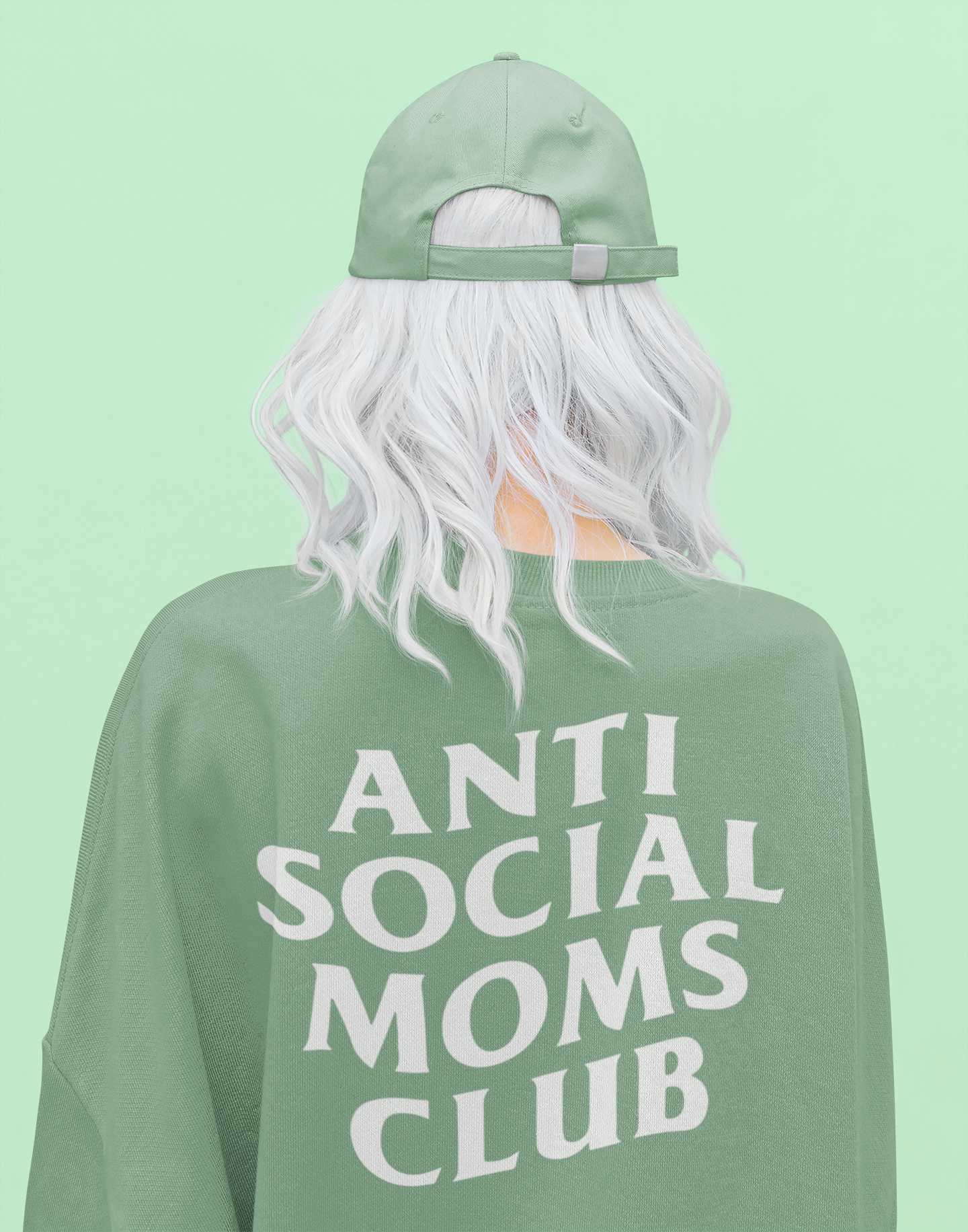 The Anti-Social Moms Club Tee (Bay)